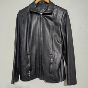 Vintage  1990's Valerie Stevens Petite  New Zealand Lamb Skin Size  S